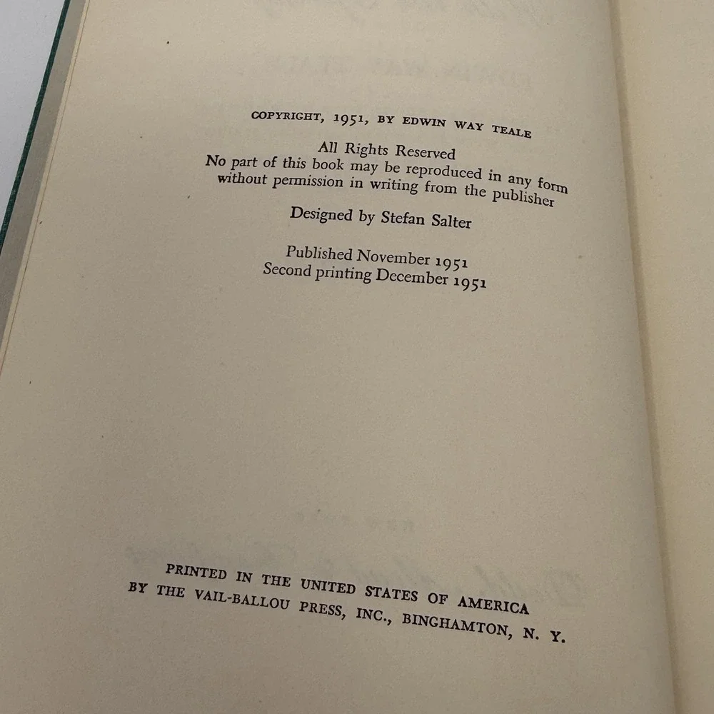 North with the Spring Edwin Way Teale 1951 2nd Printing Nature Photography Dodd